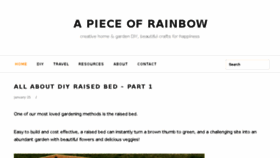 What Apieceofrainbow.com website looked like in 2018 (6 years ago)