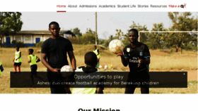 What Ashesi.edu.gh website looked like in 2018 (6 years ago)
