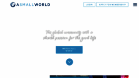 What Asmallworld.net website looked like in 2018 (6 years ago)