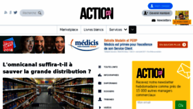 What Actionco.fr website looked like in 2018 (6 years ago)