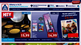 What Aldi.pl website looked like in 2018 (6 years ago)