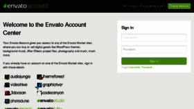 What Account.envato.com website looked like in 2018 (6 years ago)