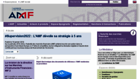 What Amf-france.org website looked like in 2018 (6 years ago)