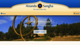 What Ananda.org website looked like in 2018 (6 years ago)