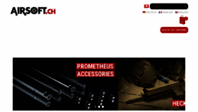 What Airsoft.ch website looked like in 2018 (6 years ago)