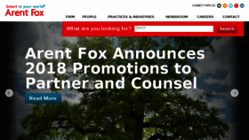 What Arentfox.com website looked like in 2018 (6 years ago)