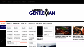 What Aspiringgentleman.com website looked like in 2018 (6 years ago)