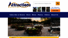 What Attractionsmagazine.com website looked like in 2018 (6 years ago)