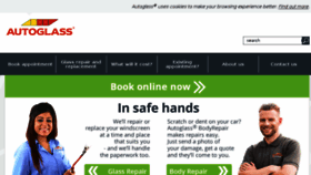 What Autoglass.co.uk website looked like in 2018 (6 years ago)