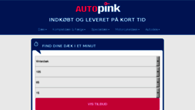 What Autopink-shop.dk website looked like in 2018 (6 years ago)