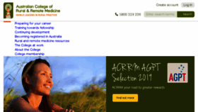 What Acrrm.org.au website looked like in 2018 (6 years ago)