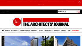 What Architectsjournal.co.uk website looked like in 2018 (6 years ago)