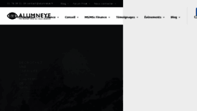 What Alumneye.fr website looked like in 2018 (6 years ago)