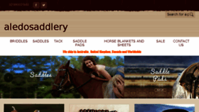 What Aledosaddlery.com website looked like in 2018 (6 years ago)