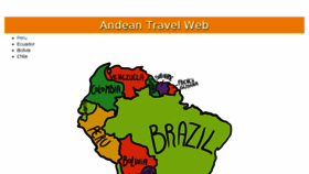 What Andeantravelweb.com website looked like in 2018 (6 years ago)