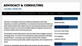 What Advocacy-consulting.com website looked like in 2018 (6 years ago)