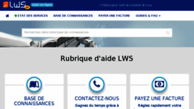 What Aide.lws.fr website looked like in 2018 (6 years ago)