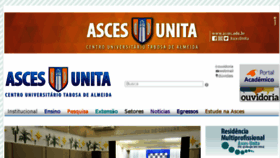 What Asces.edu.br website looked like in 2018 (6 years ago)