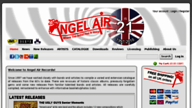 What Angelair.co.uk website looked like in 2018 (6 years ago)