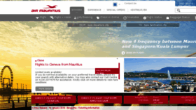 What Airmauritius.mu website looked like in 2018 (6 years ago)