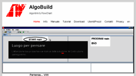 What Algobuild.com website looked like in 2018 (6 years ago)