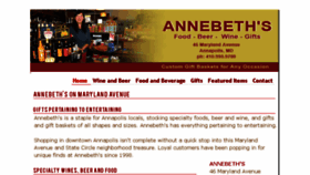 What Annebeths.com website looked like in 2018 (6 years ago)