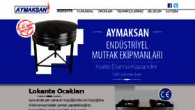 What Aymak.com.tr website looked like in 2018 (6 years ago)