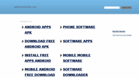 What Apkforandroid.com website looked like in 2018 (6 years ago)