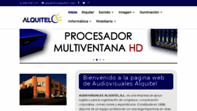 What Alquitel.com website looked like in 2018 (6 years ago)