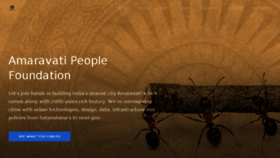 What Apfoundation.in website looked like in 2018 (6 years ago)