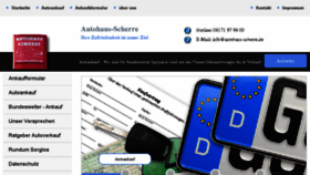 What Auto-scherre.de website looked like in 2018 (6 years ago)