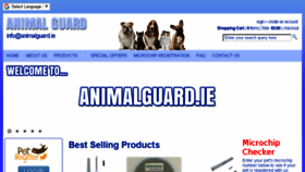 What Animalguard.ie website looked like in 2018 (6 years ago)