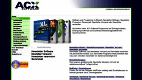 What Acx-software.com website looked like in 2018 (6 years ago)