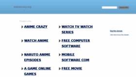 What Animecrazy.org website looked like in 2018 (8 years ago)