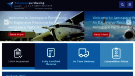 What Aerospacepurchasing.com website looked like in 2018 (6 years ago)