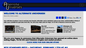 What Alternateu.com website looked like in 2018 (6 years ago)
