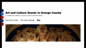 What Artsandcultureoc.com website looked like in 2018 (6 years ago)
