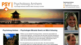 What Arnhempsycholoog.com website looked like in 2018 (6 years ago)