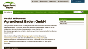 What Agrardienst-baden.de website looked like in 2018 (6 years ago)