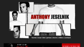 What Anthonyjeselnik.com website looked like in 2018 (6 years ago)