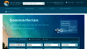 What Ab-ins-blaue.ch website looked like in 2018 (6 years ago)