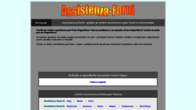 What Assistenza-forni.com website looked like in 2018 (6 years ago)