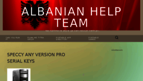 What Albanianhelpteam.wordpress.com website looked like in 2018 (6 years ago)