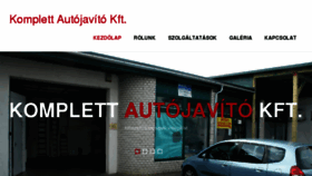 What Autoszerviz-muszakivizsgabazis.hu website looked like in 2018 (6 years ago)