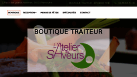 What Atelier-des-saveurs.com website looked like in 2018 (6 years ago)