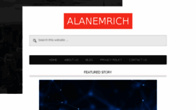 What Alanemrich.com website looked like in 2018 (6 years ago)