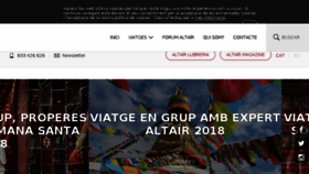 What Altairviatges.com website looked like in 2018 (6 years ago)