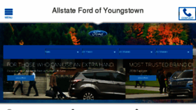 What Allstatefordofyoungstown.com website looked like in 2018 (6 years ago)
