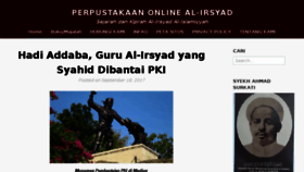 What Al-irsyad.com website looked like in 2018 (6 years ago)