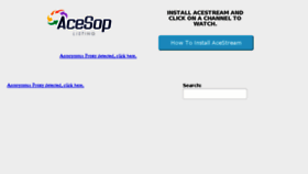 What Acesoplisting.in website looked like in 2018 (8 years ago)